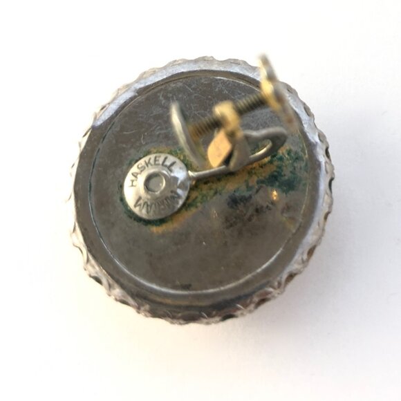 Pair of Miriam Haskell Baroque Pearl Earrings and Bonus Large Single Earring - Picture 9 of 10